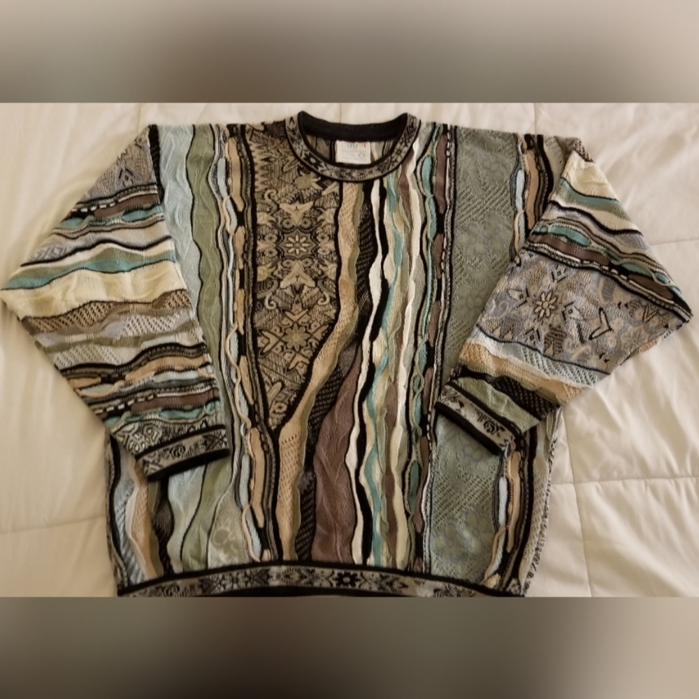 Vintage Coogi Australia multicolored sweater